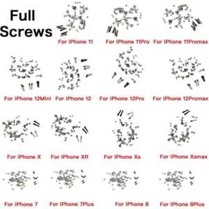 Juego de 3 pernos de reparación Mini Pro Max para iPhone 7P 8 Plus X XR XS 11 12 kit completo - Imagen 1 de 8