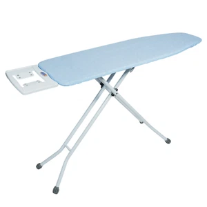 Steel Mesh Top Ironing Board with Solid Steam Iron Rest and Cotton Cover,1548-26 - Picture 1 of 6