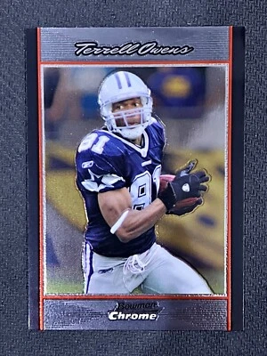 2007 Bowman Chrome Football Terrell Owens Dallas Owens BC197 - Image 1 of 2
