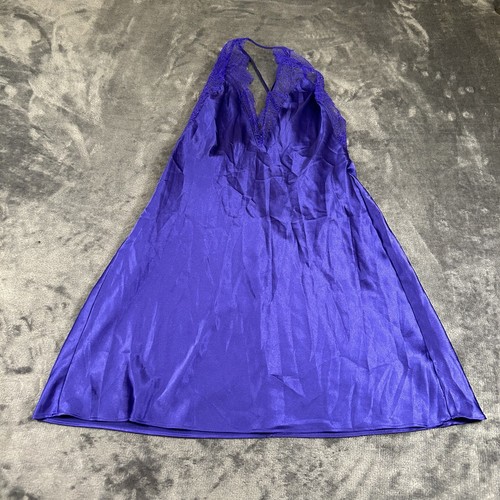 UNDERCOVER Abito Victorias Secret donna piccolo blu top pizzo pigiama pullover sexy