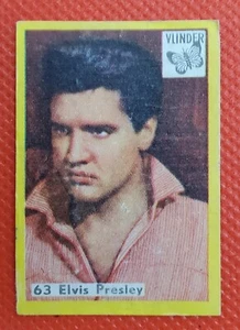 Elvis Presley #63 Vlinder Matchbox Label Rock Music Trading Card 1950's - 70's - Picture 1 of 2