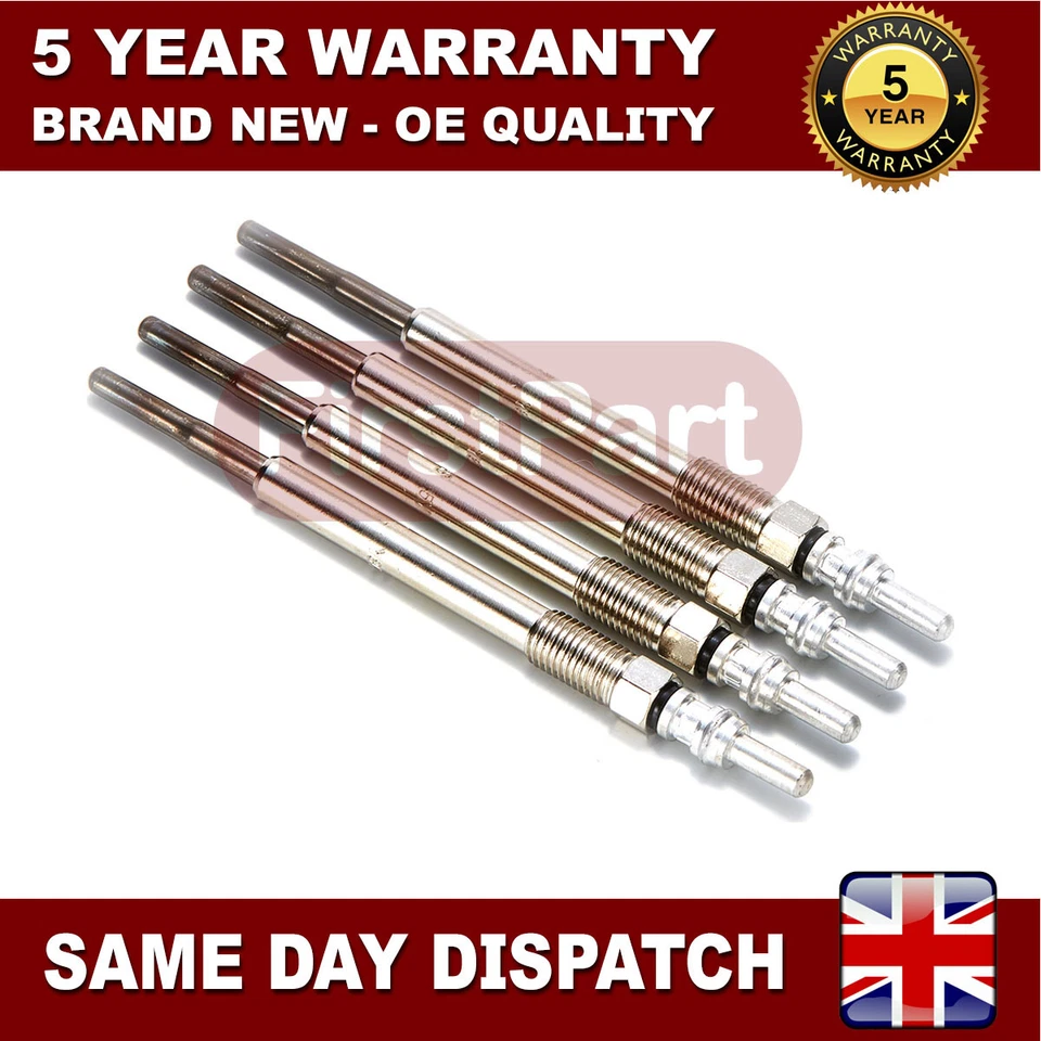 FirstPart 4X PARA PEUGEOT 207 1.6 HDI 92 & 112 2010- PLUGUES DE INCANDESCÊNCIA AQUECEDOR DIESEL - Imagem 1 de 1