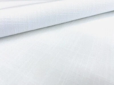 Thibaut InsideOut Linen Texture OUTDOOR Fabric- Bristol Snow White 2.5 yd W73418 - Image 1 of 2