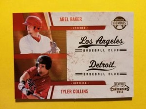 TYLER COLLINS - ABEL BAKER (SP) RC WINNING COMBOS #3 - 2011 DONRUSS ELITE