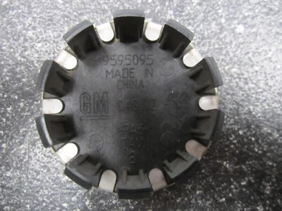 Chevy Machined & Silvr Textured Bowtie OEM Center Caps 2.0" 51mm 9595095  One/1 - Image 1 of 3