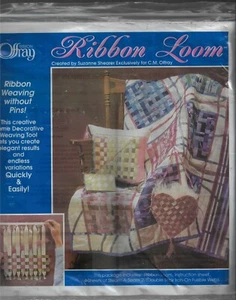Offray Ribbon Weaving Loom Kit with VHS Instructional Video- Rare - Picture 1 of 3