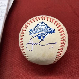 Rare Jeff Conine Signed 1997 Official World Series Baseball - Picture 1 of 5