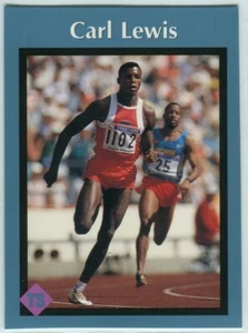 1991 Tuff Stuff Magazine Insert #32 Carl Lewis Track & Field - Picture 1 of 2