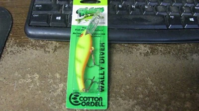 Cordell de algodón "wally diver", 3 1/8", 3/8 oz, nuevo en paquete, envío gratuito Foto 1 de 3