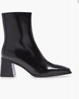 Jeffrey Campbell Women's  Black Geist Square Toe Boot Size 7