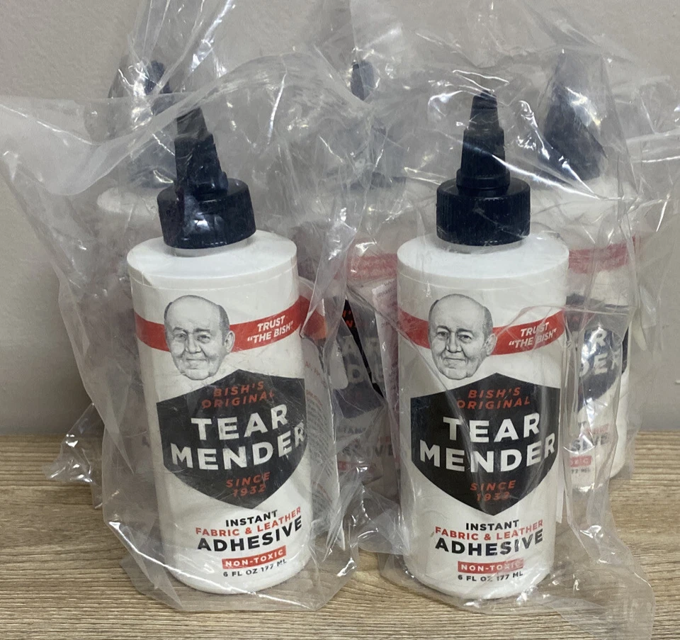 Paquete de 5 adhesivos instantáneos de tela y cuero TEAR MENDER pegamento no tóxico 6 oz 🇺🇸💪 Foto 1 de 1