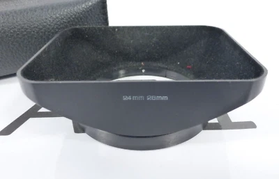 Genuine  Ø 55mm Konica Clamp-On Metal Lens Hood 24mm, 28mm  refm - Image 1 of 4