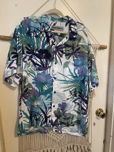 Jams World Shirt Mens Large Breeze M630RE-Brez  Rayon  Button Up Vintage Retro - Picture 1 of 8