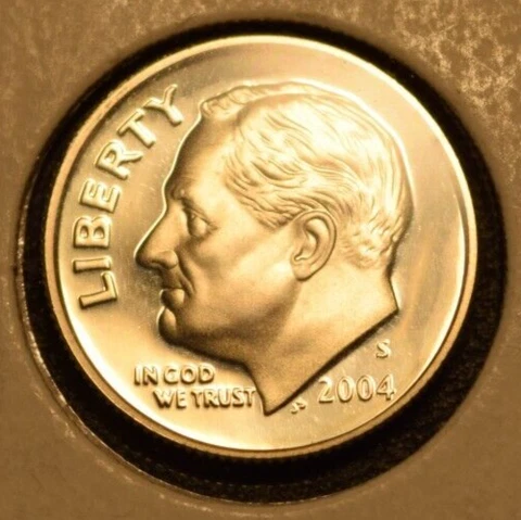 2004-S Roosevelt dimes 90% silver Cover