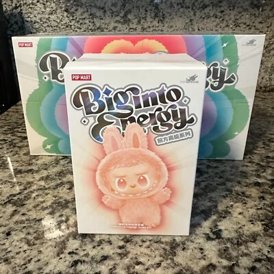 POP MART 100% Authentic Popmart Labubu V3 Big Into Energy Plush 1pcs Blind Box Sealed