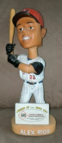 Alex Rios Bobblehead Syracuse Chiefs Skychiefs MiLB Toronto Blue Jays SGA RARE Cover