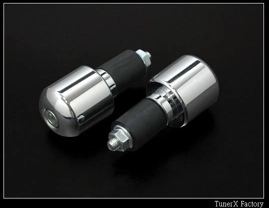 Extremidades de guidão de motocicleta Bandit 600 1200 cromadas FIT SUZUKI TL1000R - Imagem 1 de 1