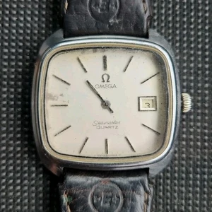 Omega Seamaster Men's Cal.1342 Vintage Quartz Watch 1979 Swiss Made TV Screen - Picture 1 of 6
