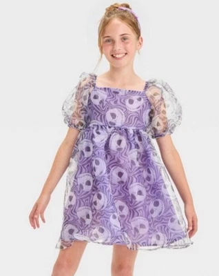 Disney's Nightmare Before Christmas Girls Jack Skellington Dress Costume Size XL - Image 1 of 3