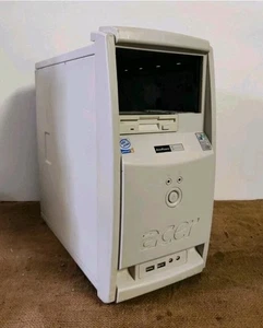 ACER Computer vintage Case ATX + Floppy 3,5"💾 x motherboard ATX.. NO CPU RAM   - Foto 1 di 7