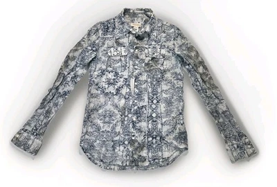 Camisa Diesel Vintage Y2k Años 90 Demask Estampado Floral Abotonada Para Hombre Talla XXS Foto 1 de 2