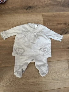 Strampler mit Kleid Einteiler Grau 56 Topomini Topolino - Bild 1 von 8