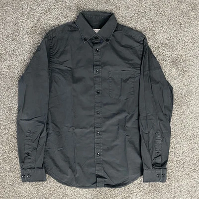 Merona Gray Dress Shirt Long-Sleeved Button-Up - Image 1 of 4