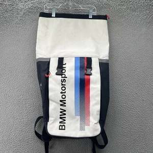 BMW Motorsport Rucksack Performance weiß blau Daypack reflektierende Träger Reißverschluss * - Bild 1 von 15