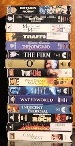 Action Sci Fi Thriller Blockbuster VHS Movie Lot 15 Cast Away Waterworld Vintage - Picture 1 of 10