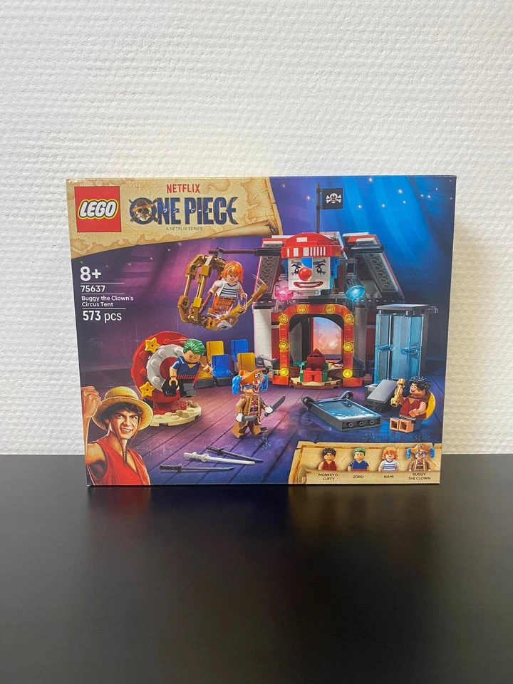 LEGO One Piece Buggys Zirkuszelt-Set mit 4 Minifiguren –  75637 Neu New Sealed - Bild 1 von 1