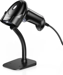 Anyeast Barcode Scanner mit Ständer, USB kabelgebunden Inventar 2D/1D QR Code Scanner - Bild 1 von 9