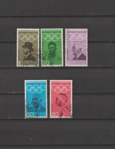 RFA-Conjunto completo-Oly.-Juegos 1968-México-Famosos atletas alemanes estampados- - Imagen 1 de 1