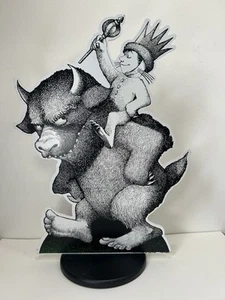 Espositore nobile vintage dove sono le cose selvagge Maurice Sendak Barnes - Foto 1 di 11