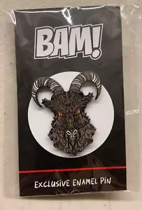 VVitch Witch Movie Black Phillip Goat Enamel Pin Bam Horror Box Exclusive LE 250 - Picture 1 of 5