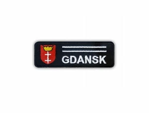 GDANSK with the emblem of the city Patch/Badge Embroidered - Picture 1 of 1
