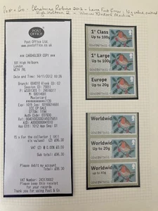 JUEGO COLECCIONISTA POST GO ROBIN MA12 WINCOR 6 HOLBORN GRANDES ERRORES DE FUENTE/SIN PESO - Imagen 1 de 1