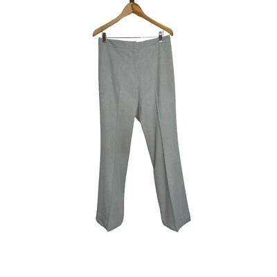 Женские брюки Etcetera 10 High Rised с подкладкой Широкие штанины с манжетами Серые Деньги Опрятные - Изображение 1 из 4