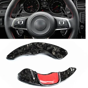For VW Golf 7 Sirocco Steering Wheel Shift Paddle Extension Black-red BPJ US - Picture 1 of 6