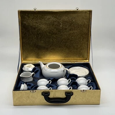 Juego de 17 piezas de porcelana fina Royal pars, inc juego de té y café árabe turco Foto 1 de 4