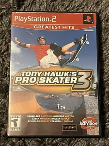 MINT DISC Tony Hawk Pro Skater 3 PlayStation 2 PS2 CIB Complete Manual Reg Card - Picture 1 of 5