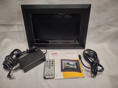 Kodak Easy Share EX811 8" Digital Picture Frame Power Cord, Remote, USB Cable - Image 1 of 4