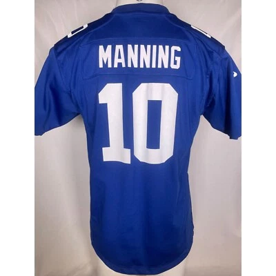 Camiseta deportiva Eli Manning #10 New York Giants NFL NIKE azul juego local juvenil XL 18-20 Foto 1 de 4