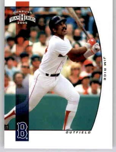 2005 Donruss Team Heroes Jim Rice Insert MLB PWE Heros Red Sox #59 - Picture 1 of 2