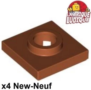 Lego 4x turntable plaque tournante square base carré 2x2 dark orange 27448 NEUF - Picture 1 of 1