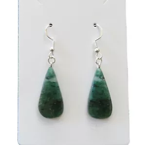 Aventurin grün Ohrhänger 925 Silber Earrings Edelstein Ohrschmuck Nr. E10036 - Bild 1 von 1