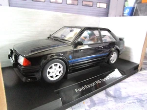 FORD Escort MKIII Mk3 Turbo negro black Lady Di 1985 MCG nuevo 1:18 - Imagen 1 de 7