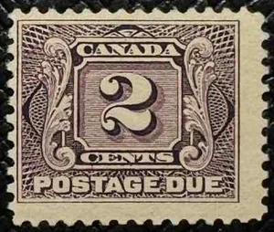 CANADA NO J2, POSTAGE DUE, F MINT H, (KF379) - Picture 1 of 2