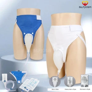 Wearable Urinal Bag Silicone Urine Catheter Portable External Urine Collector - Picture 1 of 47