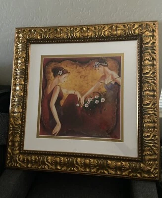 Charles Lee Embellished Giclee Framed Print Signed Limited Edition “Sisterhood" - Image 1 of 4