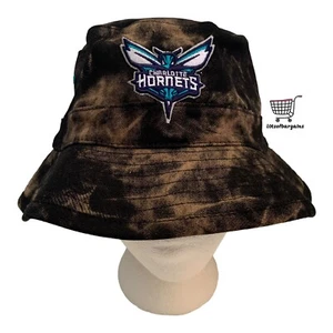 Mitchell & Ness Herren Gr. L/XL Charlotte Hornets NBA Acid Wash Fischerhut Neu - Bild 1 von 12